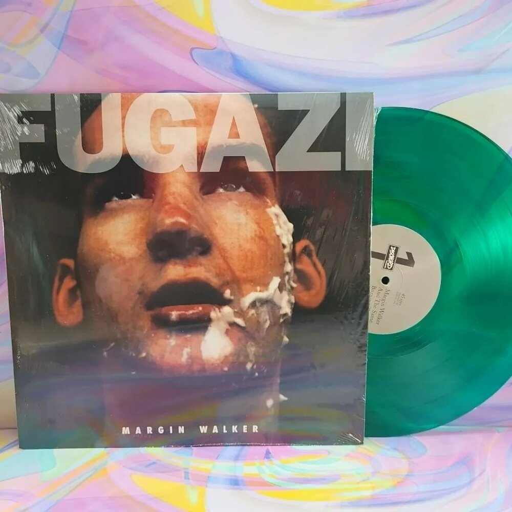 Margin Walker by Fugazi (Record) New Sealed Reprint Green Color